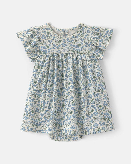 Vestido 2 Piezas Diseño Floral