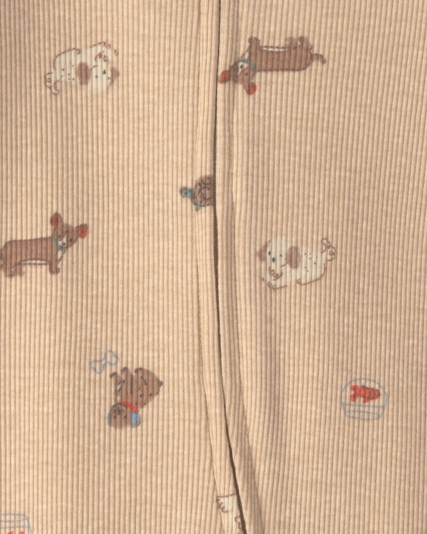 Pijama en Algodón Térmico Dog Brown