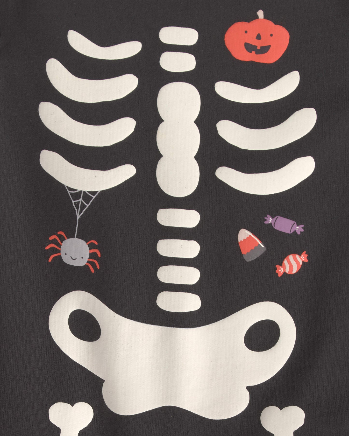 Enterizo en Algodón Diseño Skeleton