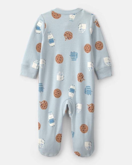 Pijama en Algodón Diseño Milk & Cookies