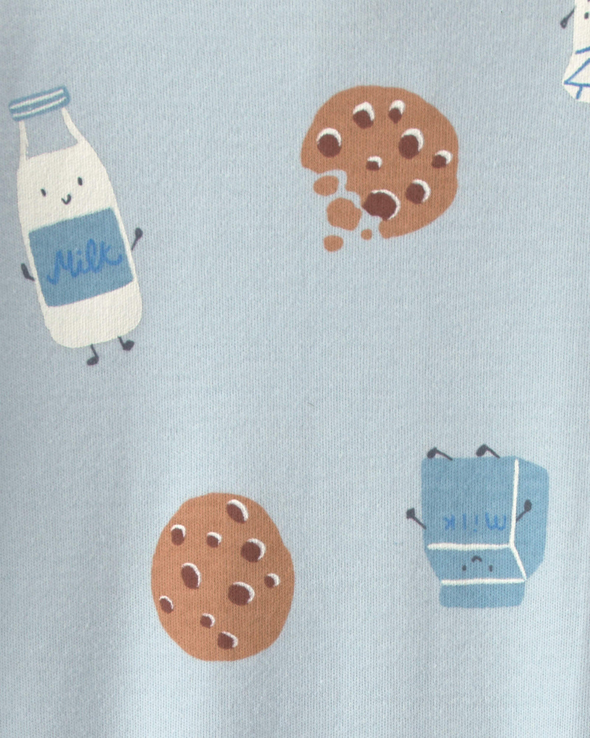 Pijama en Algodón Diseño Milk & Cookies