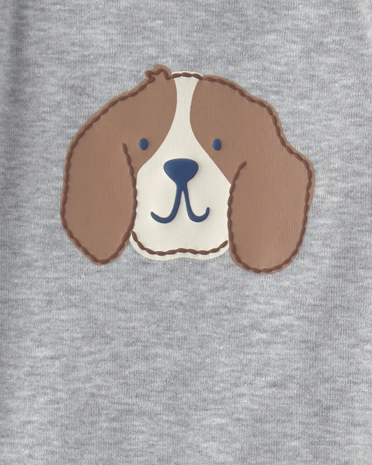 Set 4 Bodies Manga Larga Diseño Dog Striped
