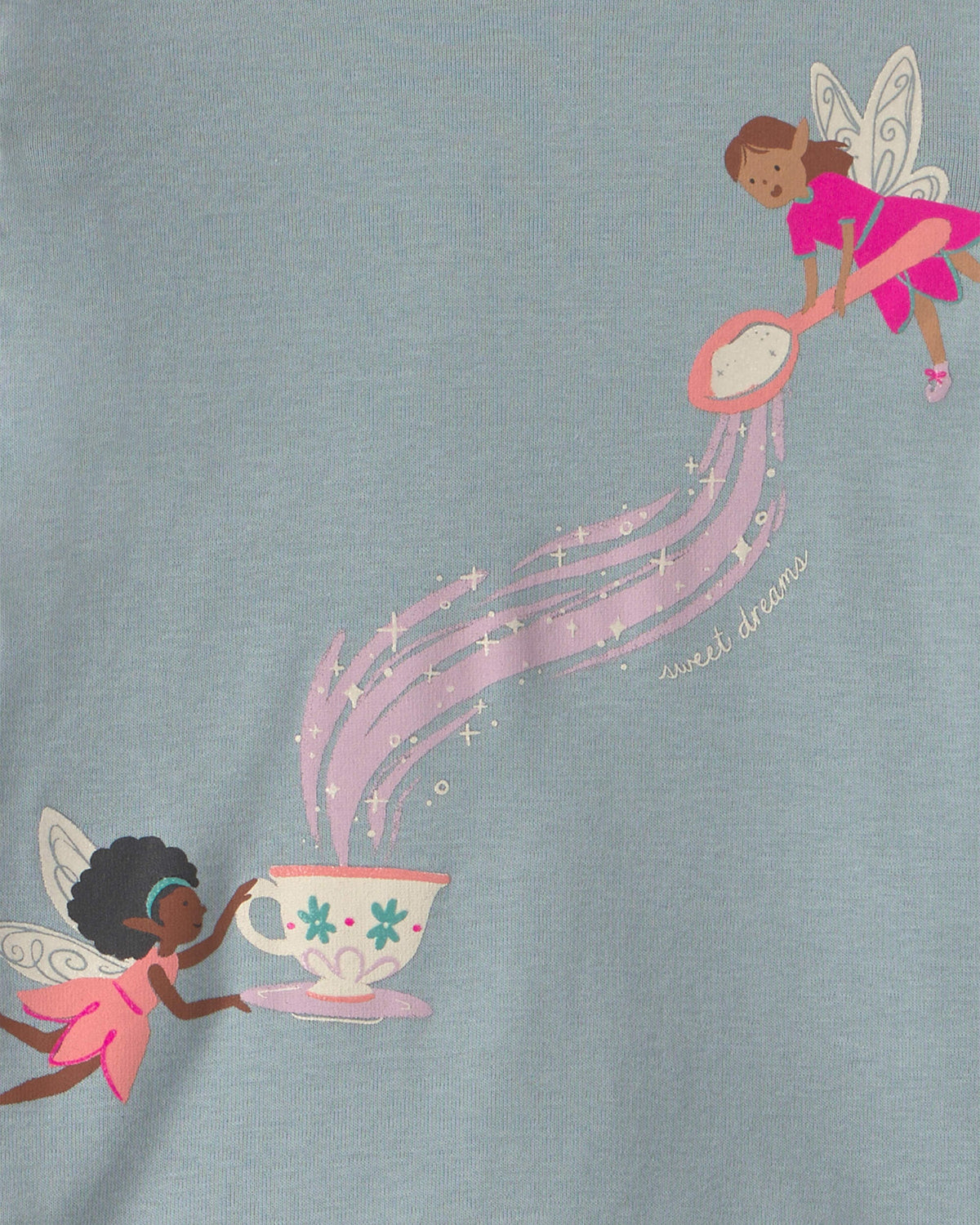 Pijama 4 Piezas en Algodón Diseño Fairy