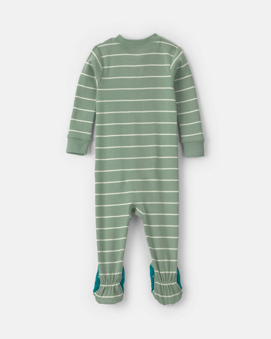 Pijama en Algodón Diseño Dino Striped