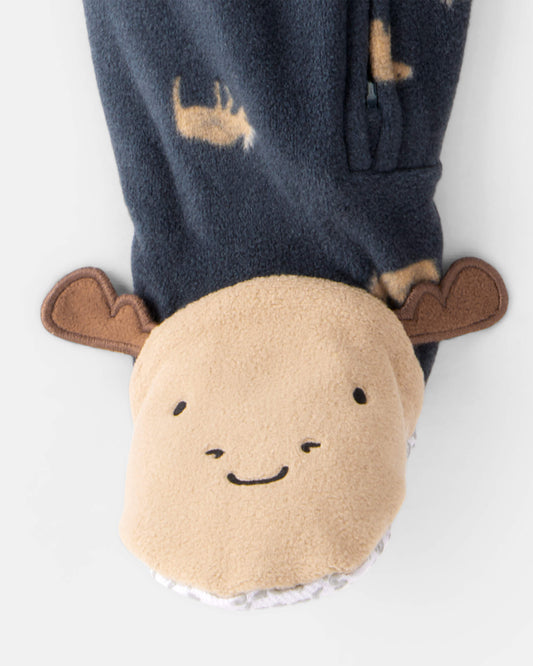 Pijama en Fleece Diseño Moose & Bear