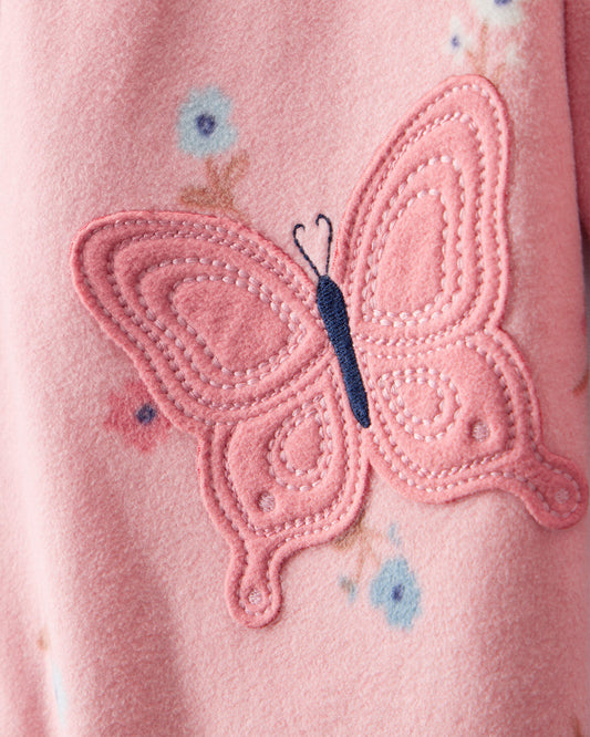Pijama en Fleece Diseño Butterfly