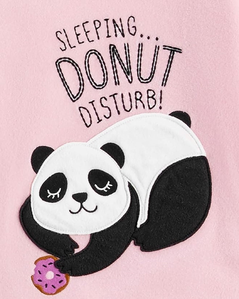 2 Pijamas en Fleece 2 Piezas Diseño Panda