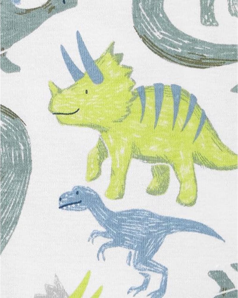 3 Pijamas en Algodón Diseño Dinos y Maquinas