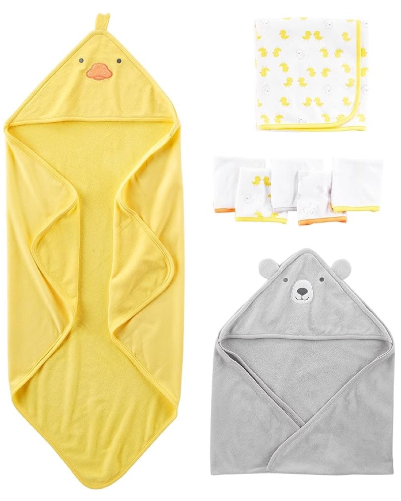 Set 8 Toallas Multiusos Pollito y Oso