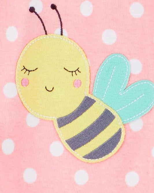 3 Pijamas en Algodón Diseño Abejita