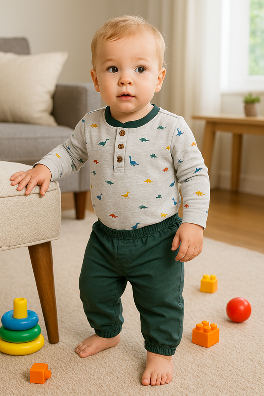 Conjunto 2 Piezas Diseño Dinos