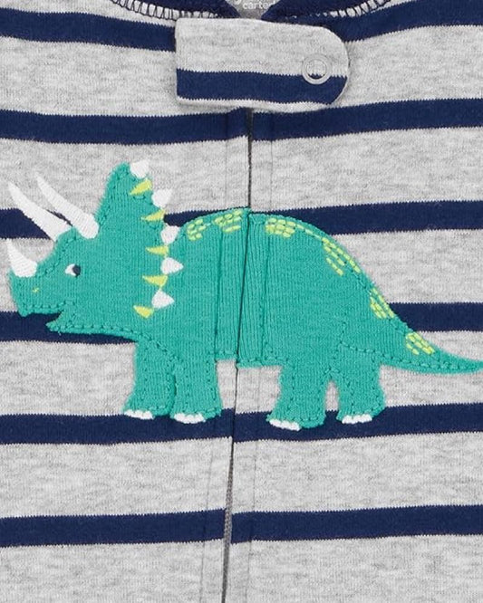 3 Pijamas en Algodón Diseño Saurus