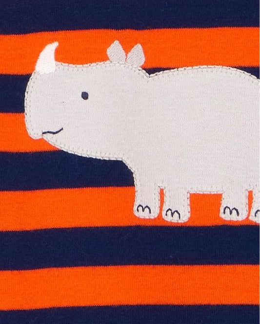 3 Pijamas en Algodón Diseño Rhino