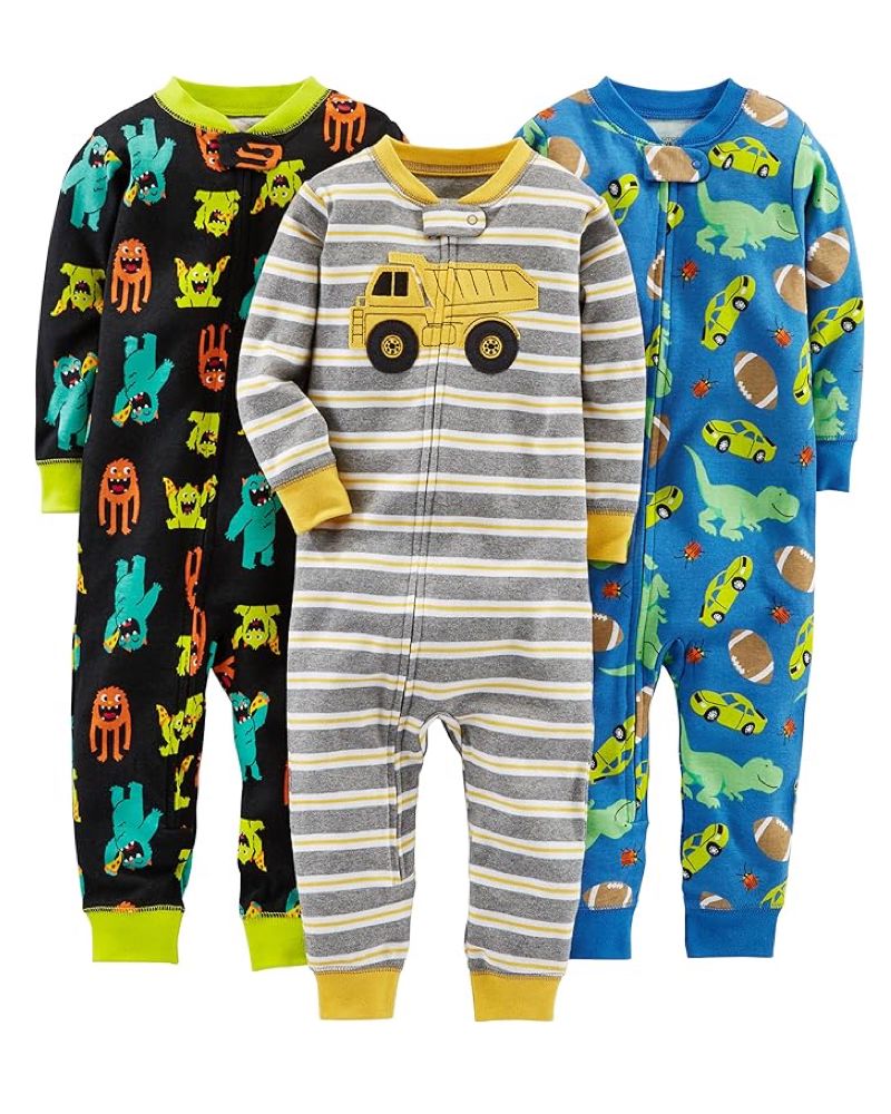 3 Pijamas en Algodón Diseño Truck
