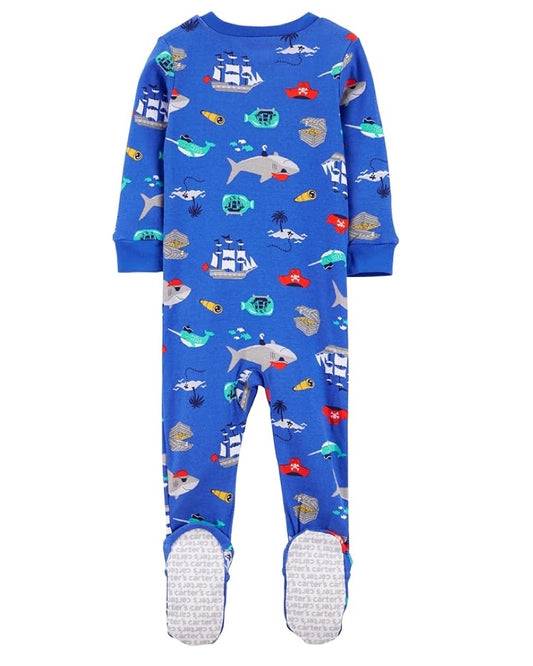 3 Pijamas en Algodón Diseño Marinero