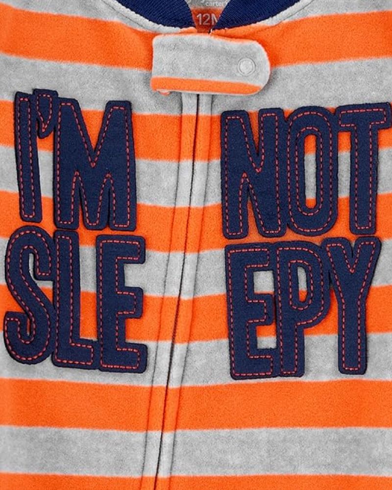 3 Pijamas en Fleece Diseño Sleepy