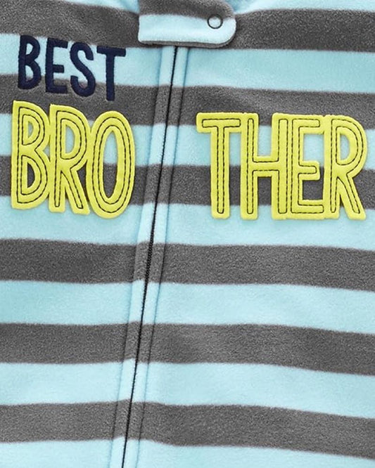 3 Pijamas en Fleece Diseño Monos