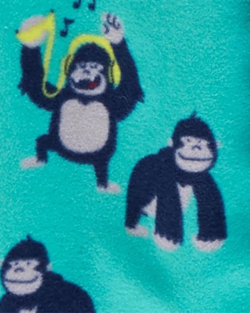 3 Pijamas en Fleece Diseño Monos