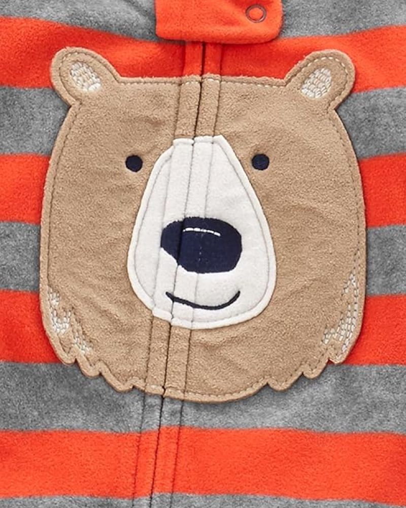 3 Pijamas en Fleece Diseño Bear