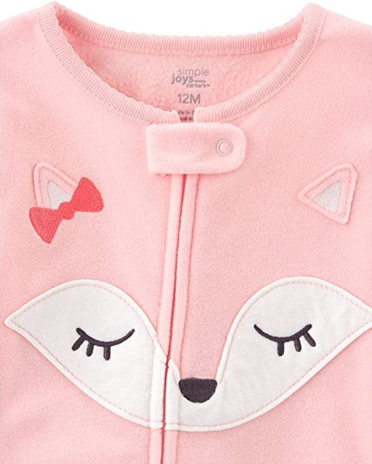3 Pijamas en Fleece Diseño Fox