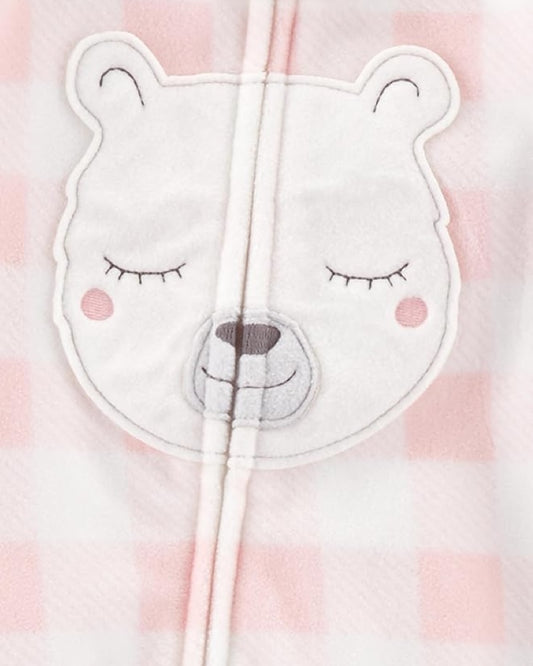 3 Pijamas en Fleece Diseño Osito