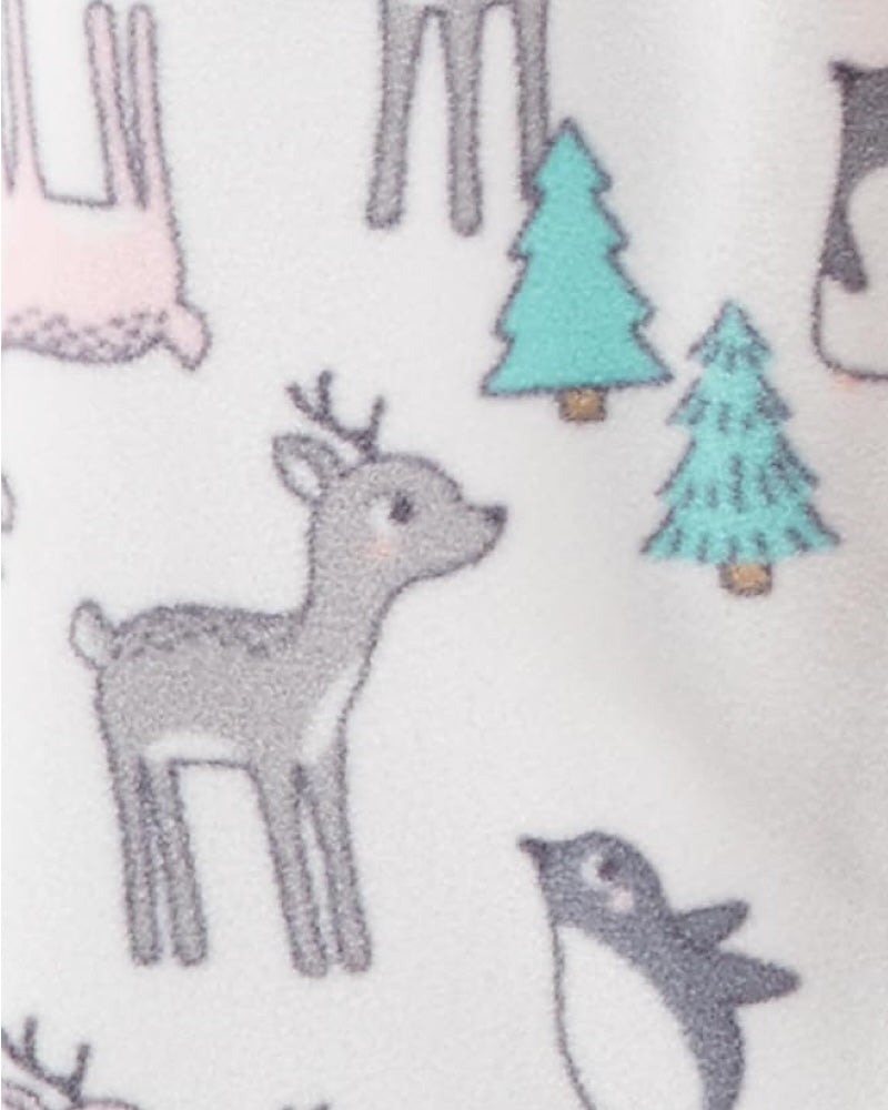 3 Pijamas en Fleece Diseño Osito