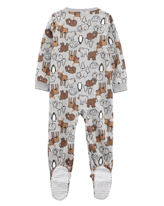 3 Pijamas en Fleece Diseño Reno