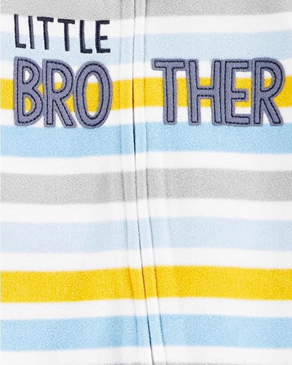 2 Pijamas en Fleece Diseño Little Bro