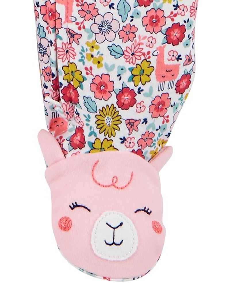 2 Pijamas en Algodón Diseño Osos y Flores