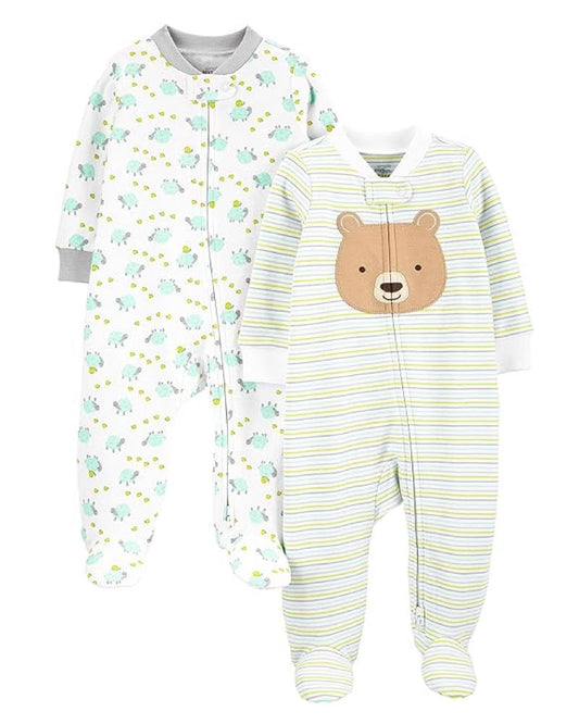 2 Pijamas en Algodón Diseño Bear