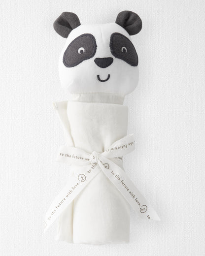 Manta de Apego Diseño Muselina Panda