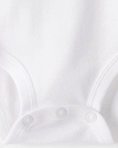 Set 5 Bodies Manga Corta Blancos