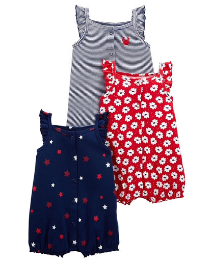 Set 3 Bodies/Rompers Diseño Stars