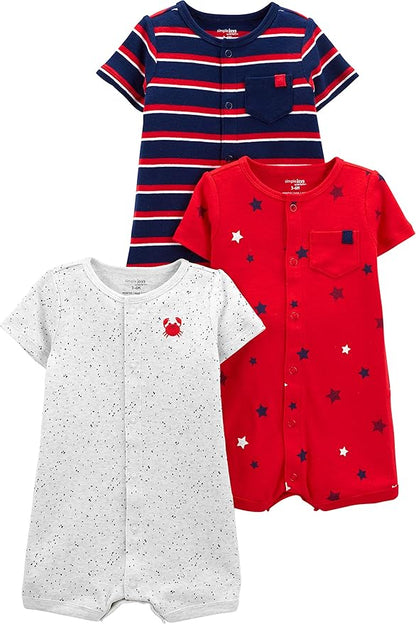 Set 3 Bodies/Rompers Diseño Stars