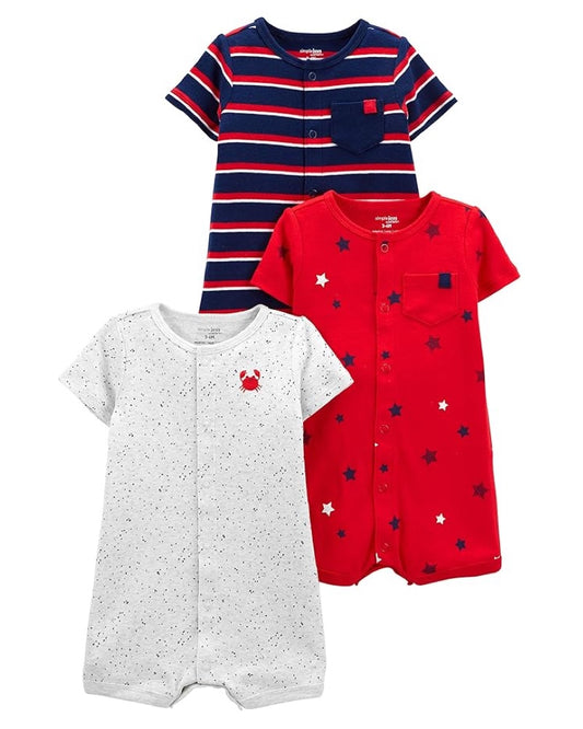Set 3 Bodies/Rompers Diseño Stars