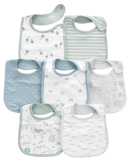 Set 7 Baberos Diseño Varios