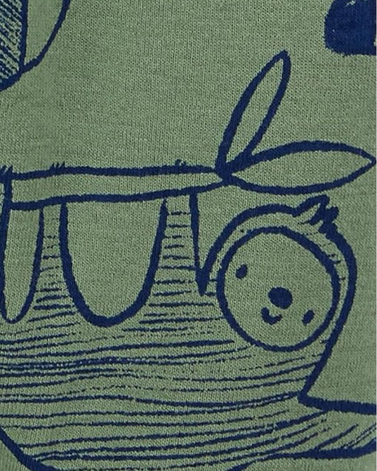 Set 4 Pantalones Diseño Oso Perezoso