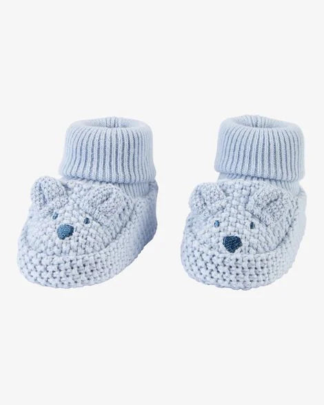 Botitas de Osito Tejidas en Crochet