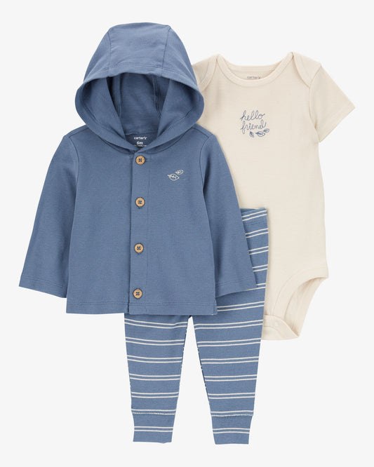 Conjunto 3 Piezas Diseño Hello Friend