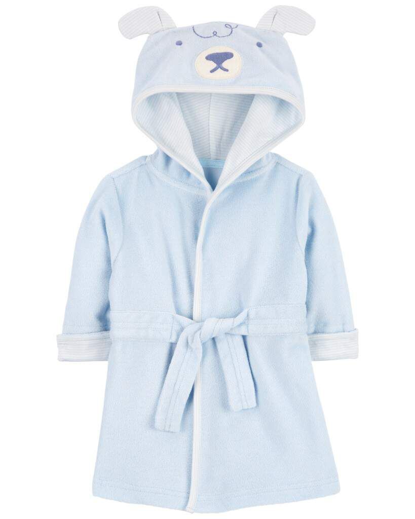 Bata de Baño Osito Azul