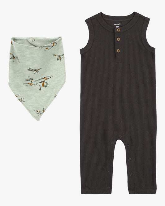 Conjunto 2 Piezas Enterizo y Bandana