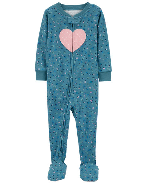 Pijama en Algodón Diseño Corazón