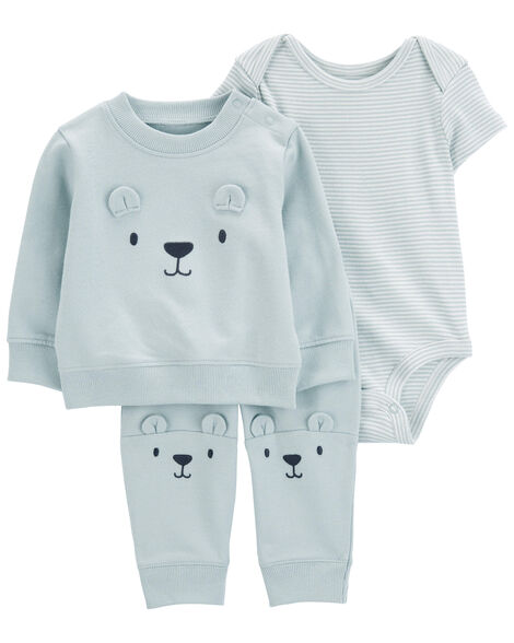 Conjunto 3 Piezas Diseño Bear