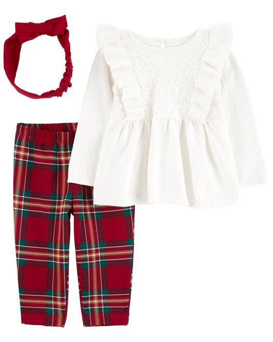 Conjunto 3 Piezas Diseño Christmas