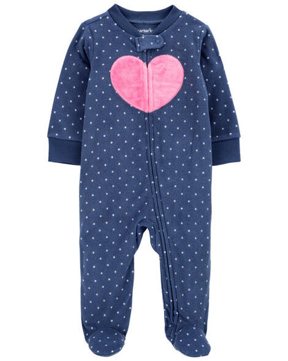 Pijama en Fleece Diseño Heart