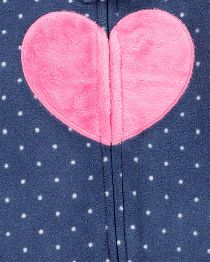 Pijama en Fleece Diseño Heart