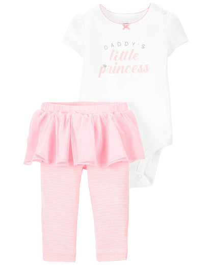 Conjunto 2 Piezas Diseño Tutu Little Princess