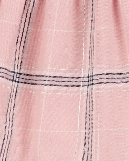 Vestido 2 Piezas Diseño Cuadros con Chaleco