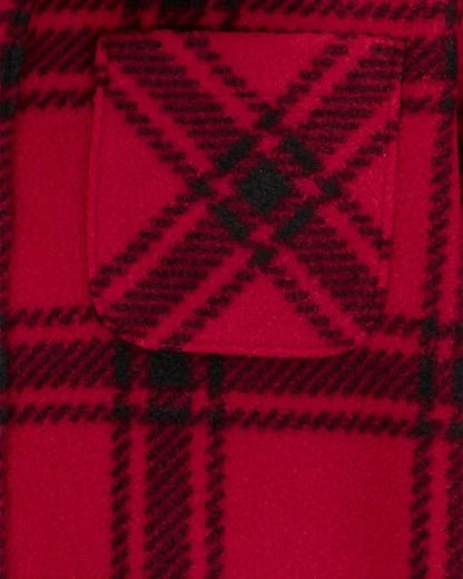 Conjunto 3 Piezas Chaqueta Leñadora Roja