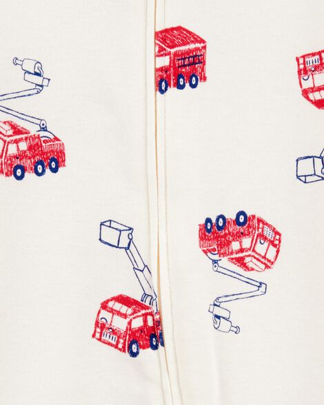 Pijama en Algodón Diseño Firetruck